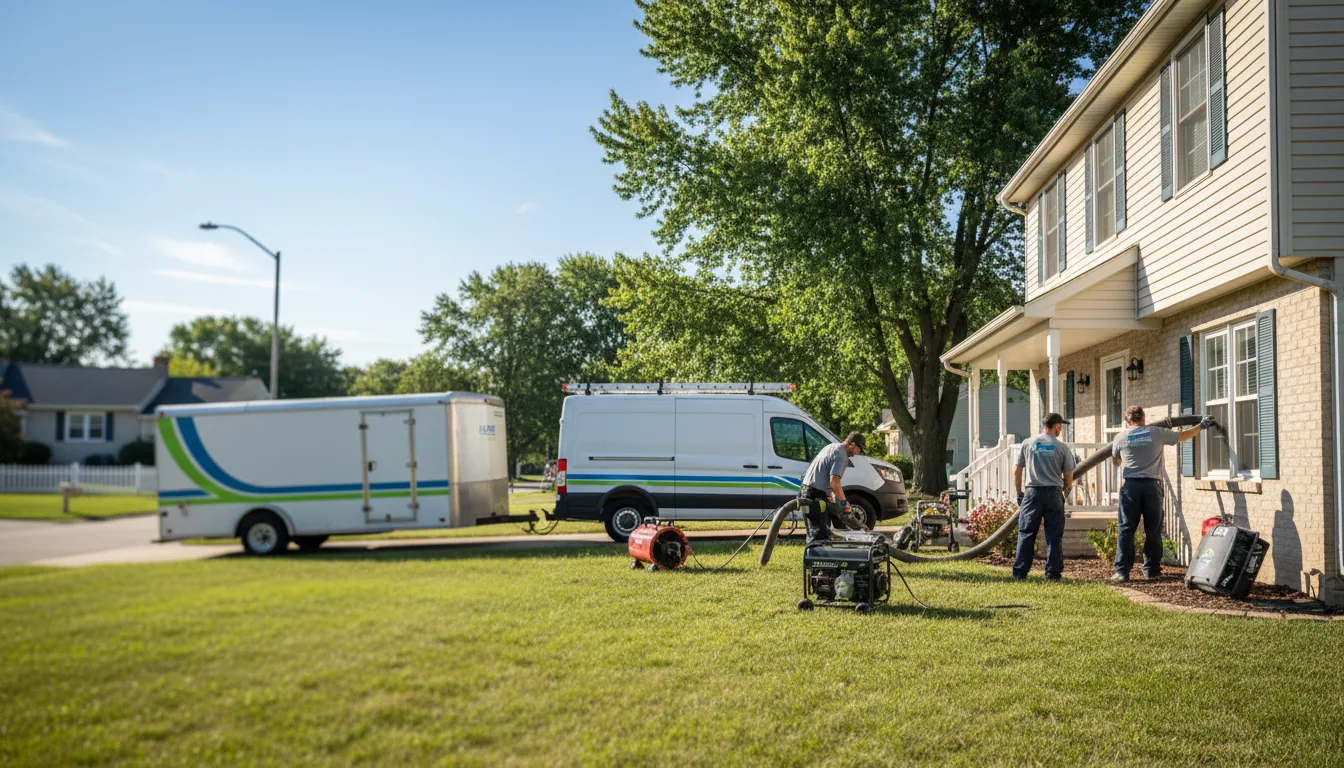 Flooded Basement Restoration And Cleanup With Repair in Hildreth, NE near me